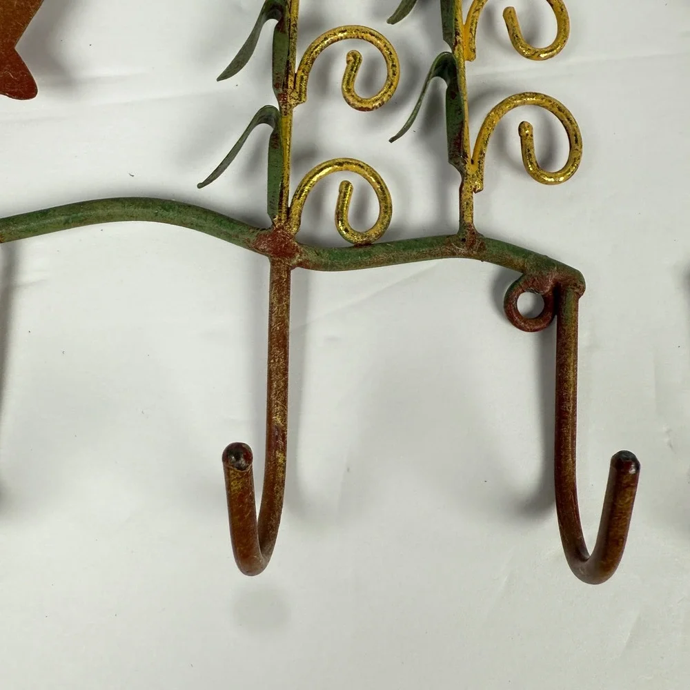 Kokopelli Wall Hooks metal Southwest 2pc Set